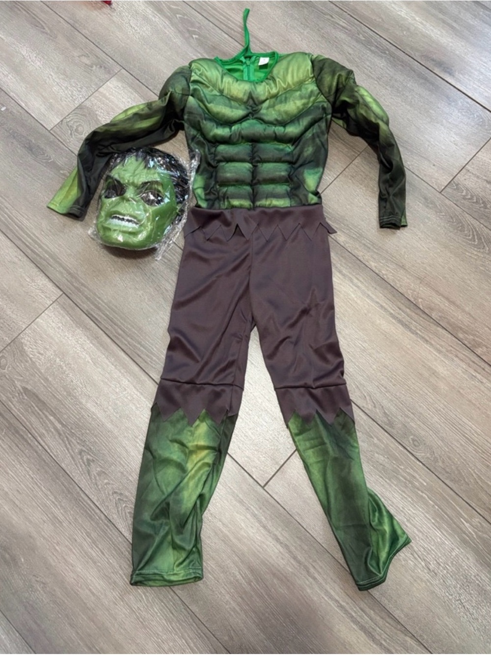 Hulk Superhero Costume with Mask